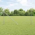 vidaXL Feldzaun 1,4x25 m Verzinkter Stahl
