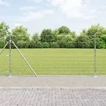 vidaXL Feldzaun 1,2x25 m Verzinkter Stahl