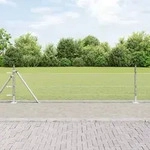 vidaXL Hexagonzaun 0,4x100 m Verzinkter Stahl