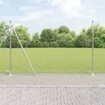 vidaXL Sechseckzaun 1,6x25 m Verzinkter Stahl
