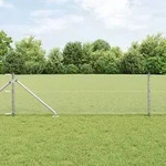 vidaXL Sechseckzaun 0.6x25 m Verzinkter Stahl