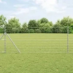 vidaXL Feldzaun 1x50 m Verzinkter Stahl
