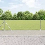 vidaXL Hexagonzaun 0,6x100 m aus verzinktem Stahl
