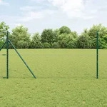 vidaXL Hexagon Zaun Grau 1,4x100 m Stahl