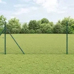 vidaXL Hexagon Zaun Gr&uuml;n 1,2x50 m Stahl