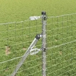 vidaXL Zaunpfosten 12 pcs Silber 50 cm Pulverbeschichteter Stahl