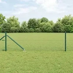 vidaXL Sechseckzaun Gr&uuml;n 0,8x100 m Stahl