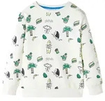 Kinder-Sweatshirt Helles Ecru 104