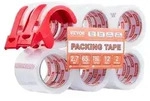 VEVOR Transparentes Packband, 76,2 mm Kern, 12er-Set 47,8 mm x 59,436 m