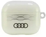 Audi IML AirPods 3-H&uuml;lle geometrischem Muster - Wei&szlig;