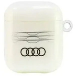 Audi IML-H&uuml;lle geometrischem Muster AirPods 1/2 &ndash; Wei&szlig;