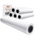 VEVOR Gro_formatpapier Plotterpapier 45,7 m x 61 cm 6 Rollen CAD-Bond-Rollen...