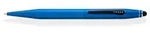 Kugelschreiber Tech2 Metallic Blau mit Stylus