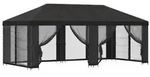 vidaXL Pavillon mit Seitenw&auml;nden 6 x 3 m Anthrazit Polyester und Stahl