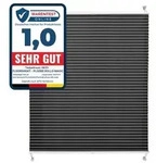 FLOORDIREKT Faltrollo Magic Mini - Lichtdurchl&auml;ssig & Blickdicht - Befestigung...