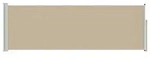 vidaXL Ausziehbares Seitenmarkise Beige 300 x 100 cm Polyester