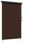 vidaXL Rollo Braun 180 x 250 cm Stoff und Aluminium