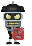 FK80080 - Futurama Pop! Animation Vinyl Figur Bender (Matador) 9 cm