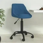 vidaXL Esszimmerstuhl Blau Samt