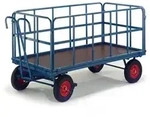 Handpritschenwagen,Tragl. 1000kg,Ladefl. LxB 1930x930mm,Siebdruckplatte,4