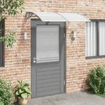 vidaXL T&uuml;rvordach Grau 150x75 cm Polycarbonat