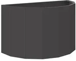 vidaXL Pflanzk&uuml;bel Schwarz 60 x 30 x 35 cm Stahl