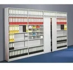 Seiten-Endwand f&uuml;r B&uuml;ro-Regal Progress 500 TxH 60x225cm lichtgrau