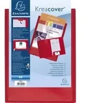 Exacompta 30x Pr&auml;sentationsmappe aus PP, f&uuml;r Format A4, Kreacover - Rot -...