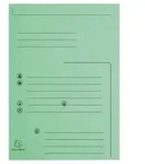 Exacompta 5x 25er Aktenmappen 2 Klappen SUPER 210 - 24x32cm - Hellgr&uuml;n -...
