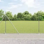 vidaXL Feldzaun 1,6x25 m Verzinkter Stahl