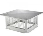 VEVOR Schornsteinabdeckung Edelstahl 304 Kaminhaube 582x582x245mm Kaminabdeckung
