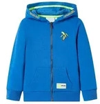 Kinder-Kapuzenpullover mit Rei&szlig;verschluss Blau 92