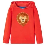Kinder-Kapuzenpullover Rot 92