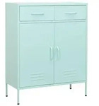 vidaXL Lagerschrank Minzgr&uuml;n 80x35x101,5 cm Stahl