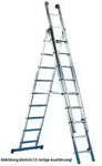 Facal Mehrzweckleiter DAMA 2-teilig 2x11 Sprossen