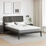 vidaXL Kokosnuss Topper Wei&szlig; 140 x 190 cm Jacquard-Stoff