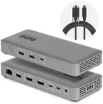 StarTech.com USB4 Dockingstation, treiberloser Dual 4K 144Hz f&uuml;r Mac und Windows,