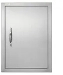VEVOR Grill-Zugangst&uuml;r, 407 x 559 x 46 mm, Einzelne Au_enk&uuml;chent&uuml;r,