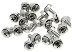 StarTech.com M6 x 12mm - Montageschrauben - 100er Pack - M6 Schrauben f&uuml;r Server