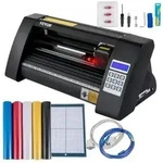 VEVOR Vinyl Schneideplotter 375 mm, Folienschneider Max. Schnittbreite 285 mm,