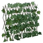 vidaXL Rankgitter mit K&uuml;nstlichem Weinlaub Erweiterbar Gr&uuml;n 190x60 cm