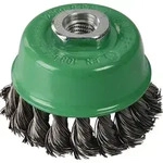 Topfb&uuml;rste D.100mm Drahtst&auml;rke 0,5mm VA 8500min-1 TECWERK