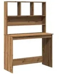 vidaXL Schreibtisch mit Regal Artisan-Eiche 102x45x148cm Holzwerkstoff