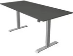 Sitz-/Stehtisch Move 1 elektr. h&ouml;henverstellbar BxTxH 180x80 -123cm anthrazit/silber