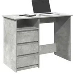 vidaXL Schreibtisch Betongrau 102x50x75 cm Holzwerkstoff