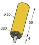 Turck Induktiver Sensor nicht b&uuml;ndig PNP, Schlie&szlig;er NI10-K20-AP6X
