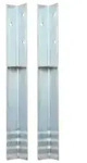 vidaXL Bodenanker L-Form f&uuml;r Spielturm 2 Stk. Stahl 5 x 5 x 50 cm