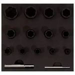 "KS Tools 913.1460 1/4"+1/2" Spiral-Profil-Kraft-Stecknuss-Satz, 15-tlg."