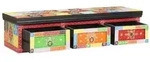 vidaXL WandTV-Schrank 100x30x24 cm Massivholz Rohes Mango