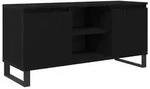 vidaXL TV-Schr&auml;nk Schwarz Eichen-Optik 104 x 35 x 50 cm Holzwerkstoff
